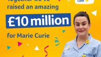 £10million raised for Marie Curie!