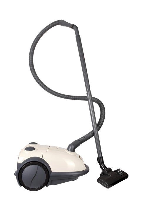 Vacuum cleaner on white background