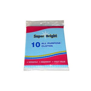 Super Bright All Purpose Cloth 10 Pack