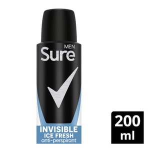 Sure For Men Invisible Ice Antiperspirant Deodrant 200ml