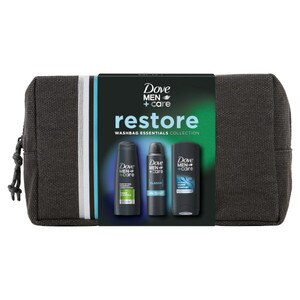 Dove Mens Essential Washbag Collection Gift Set