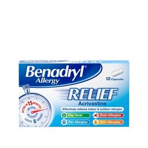 Benadryl Allergy Relief Fast-Acting Capsules