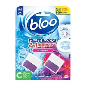 Bloo Toilet Blocks Flowers 2×50g