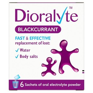 Dioralyte Dehydration & Diarrhoea Relief Blackcurrant 6s