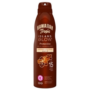 Hawaiian Tropic Island Glow Tan Cont Spray Oil Spf 15 177Ml