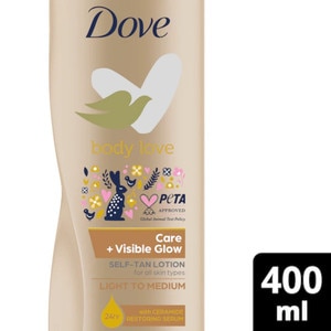 Dove Lotion Visible Glow Fair - Med 400ml