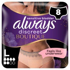 Always Discreet Boutique Pants Plus L 8pk