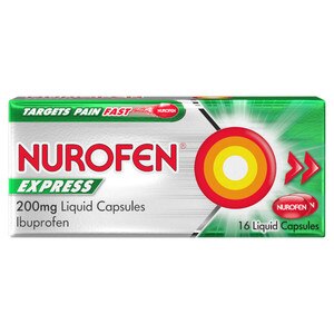 Nurofen Express Liquid Caps 16s