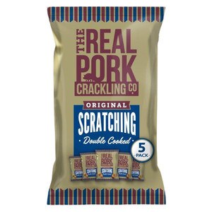 The Real Pork Crackling Co.Original Pork Scratchings 5pk