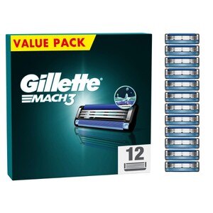 Gillette Mach 3 Blades Refill 12Pk