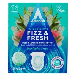 Astonish Fizz & Fresh Toilet Tablets Eucalyptus 8 Tablets