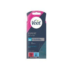 Veet Expert Cold Wax Strips  Face Sensitive 20s