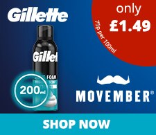 GILLETTE CLASSIC SHAVE FOAM SENS 200ML