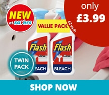 Flash Spray Bleach Twin Pack