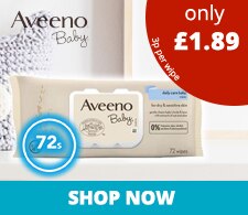 Aveeno Baby Wipes 72s