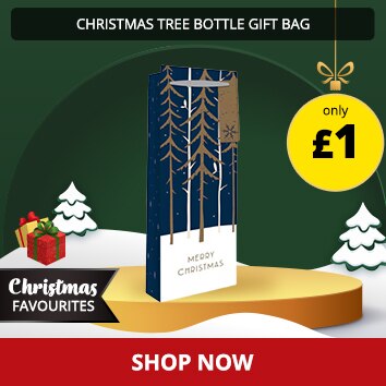 Christmas Tree Bottle Gift Bag
